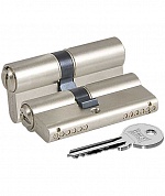 Картинка Цилиндровый механизм KALE KILIT 164 GN/62 (26+10+26) mm никель 3 кл.